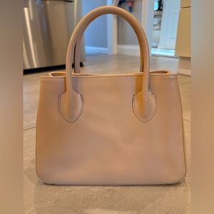 Focus Paris Leather Cream Handbag
